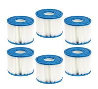 WuYan Paquete de 6 filtros de Piscina para Cartucho Intex PureSpa Tipo S1 para 29001E PureSpa Inflable Filtro de Piscina Catridge