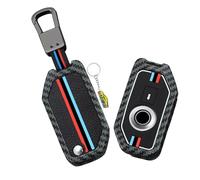 WUZUTU Funda para llave de coche de moto, compatible con BMW 1250GS C400X C400GT F900R F750GS R1200GS GS1250 F850GS Metal Key Case Cover Llavero