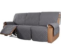 WWQQKJ Funda de sofá Reversible Fundas for sillas Relax 1/2/3 plazas Antideslizante Impermeable for sofás reclinables Fundas de sofá Acolchadas con Bolsillos de Almacenamiento(4,3 persone)