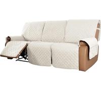 WWQQKJ Funda de sofá Reversible Fundas for sillas Relax 1/2/3 plazas Antideslizante Impermeable for sofás reclinables Fundas de sofá Acolchadas con Bolsillos de Almacenamiento(1,3 persone)