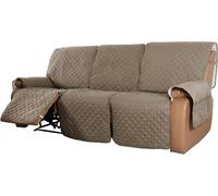 WWQQKJ Funda de sofá Reversible Fundas for sillas Relax 1/2/3 plazas Antideslizante Impermeable for sofás reclinables Fundas de sofá Acolchadas con Bolsillos de Almacenamiento(7,3 persone)