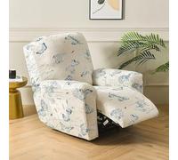 WWQQKJ Funda elástica for Silla reclinable Relax, Funda for sofá de 1, 2 y 3 plazas, Antideslizante(I,1 Seat (4pcs))