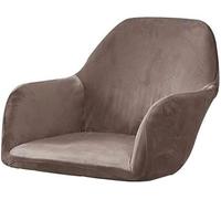 WWQQKJ Fundas for Sillas Oficina Comedor Cocina Moderna 1/2/4 Piezas Fundas for Sillas for De Terciopelo con Reposabrazos Universales Elásticas Sillón(C,1pcs)