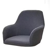 WWQQKJ Fundas for Sillas Oficina Comedor Cocina Moderna 1/2/4 Piezas Fundas for Sillas for De Terciopelo con Reposabrazos Universales Elásticas Sillón(N,1pcs)