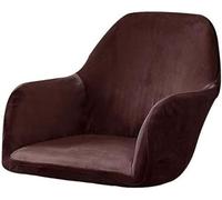 WWQQKJ Fundas for Sillas Oficina Comedor Cocina Moderna 1/2/4 Piezas Fundas for Sillas for De Terciopelo con Reposabrazos Universales Elásticas Sillón(J,1pcs)