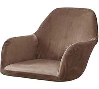 WWQQKJ Fundas for Sillas Oficina Comedor Cocina Moderna 1/2/4 Piezas Fundas for Sillas for De Terciopelo con Reposabrazos Universales Elásticas Sillón(D,2pcs)