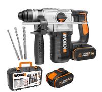WX392 Worx Martillo 4 funciones 2,2J 20V 2 bat (4Ah + 4Ah)