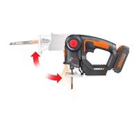 WX550 Worx Axis - Sierra 2 en 1, Sable y Calar Pendular 20V 2.0Ah