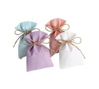 WXBCDS Bolsitas De Tela 50 piezas bolsa de arpillera algodón con cordón