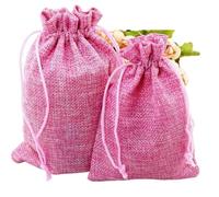 WXBCDS Bolsitas De Tela 50 piezas bolsa de dulces regalo arpillera vintage