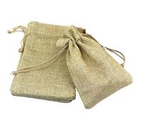 WXBCDS Bolsitas De Tela 50 piezas bolsa de dulces regalo arpillera vintage