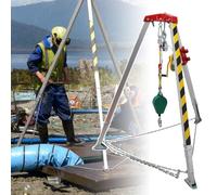 WXPGFEQ Trípode de Rescate de Aluminio de Alta Resistencia, Equipo de Rescate contra Incendios, trípode Elevador y de Rescate para SPA, trípode de Seguridad contra Incendios, trípode de Emergencia d