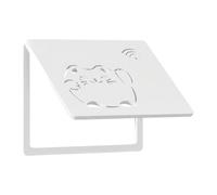 Wxqbjtam Elegante Tapa Eléctrica para Decoración de Cajas de Conexiones Y Paneles de Interruptores. Diseño Lineal de PVC, Impermeable Y Fácil de Limpiar, Gato 25cmx20cm
