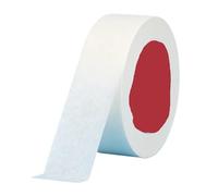 WXVFX Cinta adhesiva blanca de 15M/50M, cinta adhesiva de un solo lado de 10mm-50mm, papel crepé for bosquejo de pintura al óleo, suministros de dibujo, pintura de coche(50M_0.15MM_40MM)