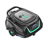 WYBOT A1/OS2010 Robot Piscina Inteligente, Doble Filtración, Autonomía 120 Min, Limpiafondos Piscina Potente Inalámbrico para sobre Suelo Y Planas, Auto-Estacionamiento,Verde Negro