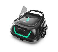 WYBOT A1 Robot Limpiafondos Piscina Turboalimentado, Limpieza Profunda 110㎡, Doble Filtración, Diseño Exclusivo Hogares (130 Min Duración),Verde Bosque