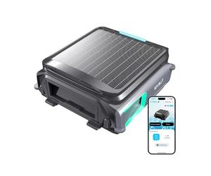 WYBOT F1 Skimmer de Piscina, Limpiafondos Piscina Solar con Control App, Robot Limpiafondos Piscina, Ultra Silencioso y Eficiente para Piscinas Residenciales,Negro Verdoso