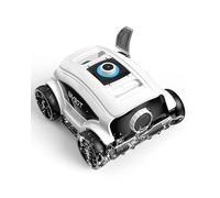 WYBOT Osprey 300II Robot Limpiafondos Piscina Automatico con Batería, Sin Cable, Aspirador Piscina para Piscinas Desmontables 100 m², Motores Dobles, Boquilla Ajustable, 120 Min (Blanco Negro)