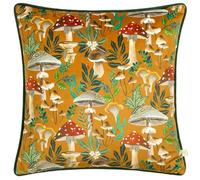 Wylder Nature Wild Garden Posies Velvet Piped Polyester Filled Cushion