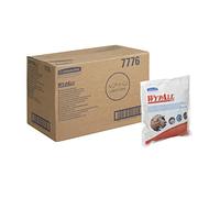 WypAll 7776 Recarga de paños de limpieza, prehumedecidos de 1 capa, Verde, 6 bolsas x 75 paños