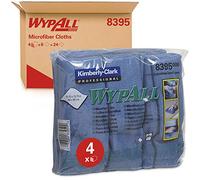 WypAll Paños de microfibra 8395, 4 paños x 6, Azul