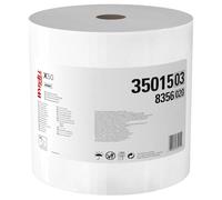 WypAll X50 General Clean Paños 8356 - Paños de limpieza reutilizables - 1 rollo de tamaño Jumbo x 1100 paños de limpieza industriales blancos