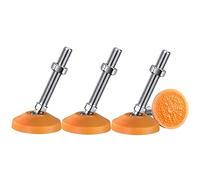 WYQXTY Pies niveladores Ajustables para Muebles, 4 Patas niveladoras giratorias de Varios tamaños de Acero al Carbono for Muebles y Equipos mecánicos.(D60xM12x100)