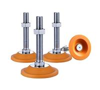 WYQXTY Pies niveladores Ajustables para Muebles, Patas niveladoras Ajustables de Acero al Carbono for Muebles, Multicolor, Varios tamaños, Paquete de 4(D64xm14x150)
