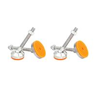 WYQXTY Pies niveladores Ajustables para Muebles, Patas niveladoras de Acero Inoxidable 304 for maquinaria de Muebles (4 Unidades, Varios tamaños)(50*M12*80 mm)