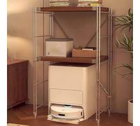 WYRNOBRX Organizador De Baño Colocar Encima del Inodoro con Patas Ajustables Armario Baño Pared Decoración del Hogar Mueble Lavadora Secadora para El Aseo Muebles Blancos,Marrón,L60*H90*W41