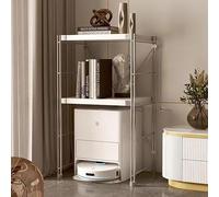 WYRNOBRX Organizador De Baño Colocar Encima del Inodoro con Patas Ajustables Armario Baño Pared Decoración del Hogar Mueble Lavadora Secadora para El Aseo Muebles Blancos,Blanca,L60*H90*W41