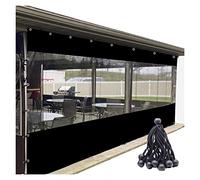 WZYJLyds Cortinas Impermeables Transparentes para Exterior, Cubierta del Panel Lateral de La Pérgola con Ojales, para Terraza, Jardín, Trastero Cortina