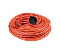X-Cable Alargador Eléctrico 5m, 10m, 15m, 20m, 25m y 30m, Prolongador De Corriente, Extensión Eléctrica Color Naranja, Ideal para Uso Interior, Doméstico