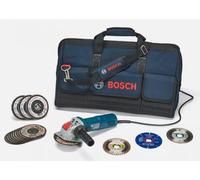Bosch Accessories, Professional X-LOCK Paquete de sistema Kit universal y Miniamoladora GWX 750-115 X-LOCK, para Multi Material, Metal, Cerámica, Ø 115 mm, Accesorio Amoladoras Angulares