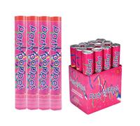 X-Pack de 6/12 Cañones de Confeti Multicolor para Fiestas, Lanzador Manual de Serpentinas y Confetti de Colores para Cumpleaños, Bodas, Fiestas y Celebraciones, Efecto Decorativo Elegante y Sorprenden