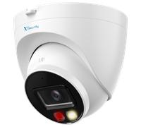 X-Security Cámara IP Turret - 6 Megapíxel (3288x1850) - Lente 2.8mm | - WDR 120 dB | Dual Light alcance 30 m - WizSense, con clasificación de humano y vehículo - MicroSD | IP67 | PoE | SMD Plus