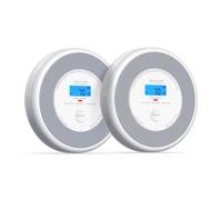 Xsense Detector de humo y monóxido – Alarma con voz (solo alemán) – No compatible SBS50 – 2 unidades