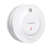 X-Sense Detector de Humo Mejorado batería de 10 años, Alarma de Incendio con Sensor fotoeléctrico, Alarma de Incendio certificada CE y EN 14604, SD19, 1 Pieza