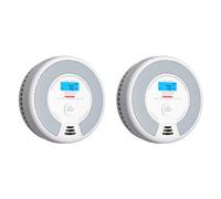 X-Sense - Detector de humo y monóxido de carbono (CO) conectado, kit de seguridad para el hogar, estación base SBS50 requerida, compatible con la aplicación X-Sense Home Security, SC07-MR, paquete de