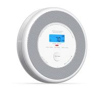 X-Sense Detector de Humo y Monóxido de Carbono con Alerta de Voz, 1 Unidad
