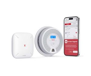 X-Sense Detector de Humo y Monóxido de Carbono Inteligente Combo 1 SC07-MR con 1 Estación Base SBS50, Compatible con X-Sense Home Security App, SC07-MR11