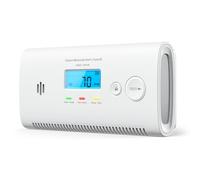 X-Sense Detector de Monóxido de Carbono Portátil EN 50291, Alarma de CO para Viajes, Autocaravana, Furgoneta Camper y Barco, Pantalla con Memoria de Pico, Pilas Reemplazables, XC0N-SR