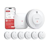 X-Sense Detectores de Humo Inteligentes SD11-MR61 con Estación Base SBS50, App X-Sense
