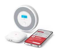 X-Sense Kit Alarma con Aviso de Voz (Solo en Alemán), Detector de Humo y Monóxido de Carbono WiFi, Las Funciones de la Aplicación Requieren una Estación Base SBS50 (Incluida), 1 Alarma y 1 Base