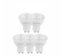 x5 Bombillas LEDECO dicroica GU10 381lm 5W 3000K 38º 20.000h