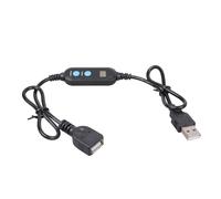 XAGMODSHN Cable De Alimentación USB Programable con Cuenta Atrás 1-24 Apagado Automático para Lámparas Escritorio Cargadores Dispositivos Cocina Estabilidad Conmutación USB Programable