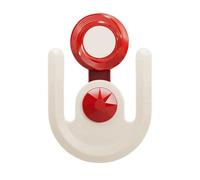 XAGMODSHN Estante de baño con fuertes ventosas para accesorios, Red