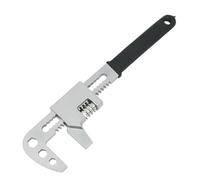 XAGMODSHN Llave tipo F de 10 ", 12 ", 15 ", herramienta de llave inglesa ajustable con apertura de mandíbula ancha en ángulo recto para reparación del hogar en ángulo recto