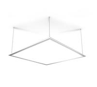 Xanlite 3 Modos de fijación 60 x 60 cm 60 x 60 - 42 W - losa de Techo Cuadrado - Paneles LED Blanco 3300 lúmenes - PA3000NW, 3000 lumens