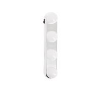 Xanlite ECM200PW - Lámpara de espejo LED, 200 lúmenes, modo de fijación por ventosas, tornillos (no incluidos), color blanco neutro
